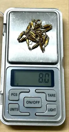 金相場絶賛高騰中！K18 刻印あり ネックレス 約8.0g 約40cm