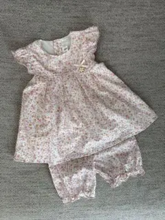 スラップスリップ ベビータックチュニック+ブルマセットアップ70~80cm