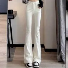 SHEIN デニム ホワイト 白
