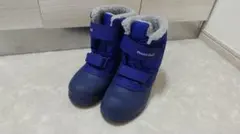 mont-bell モンベル パウダーブーツ Kid's 22 ブルー 美品