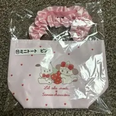 サンリオキャラクター ミニトートバッグ ピンク