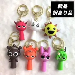 【新品・訳あり】スプランキー SPRUNKI キーホルダー 7点セット