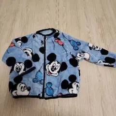 ミッキーマウス フリースジャケット 90cm