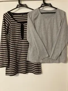 授乳服　マタニティ エンジェリーベ　西松屋　トップス　長袖　2枚セット　M