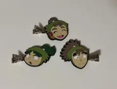 忍たま乱太郎 前髪クリップ 伊賀崎孫兵 神崎左門 次屋三之助