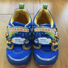 アンパンマン スニーカー 青 14cm ムーンスター