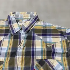 Levi's 半袖チェックシャツ マルチカラー