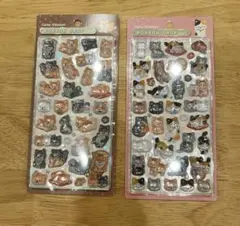 正規品 ボンボンドロップシール 和柄 柴犬 猫 ほっこり 和猫 ネコ