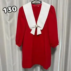 女の子 ワンピース クリスマス パーティー130