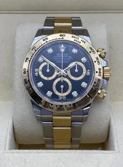 ROLEX デイトナ 腕時計 ブルー/ゴールド