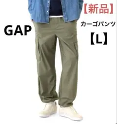 GAP バギーカーゴパンツ カーキ メンズ L ワークパンツのサムネイル