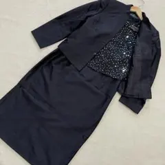 英国王室御用達 HARDY AMIES 最高級 セットアップ　スリーピース　3L