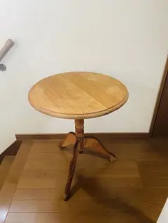 クラシックサイドテーブル 西欧 西洋家具 直径30×高さ89cm