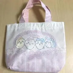 しまむら ちいかわ ミニトートバッグ リボン　ピンク