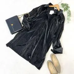 【新品未使用】GHOSPELL ロングシャツ　ブラック Sサイズ