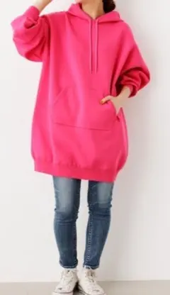 RODEO CROWNS A-LIGHT KNIT パーカーワンピース