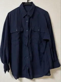 for/c フォーシー 長袖シャツ ネイビー