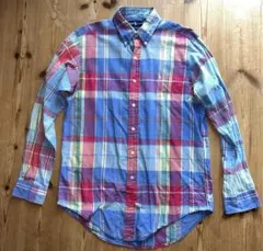 Ralph Lauren▱マドラスチェックB.D.シャツ