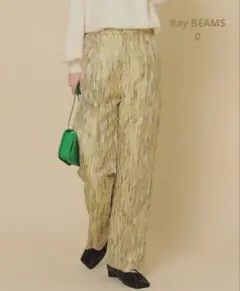 Ray BEAMS / シャイニー ジャカード パンツ