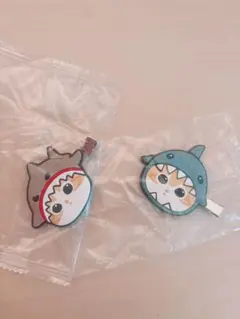 モフサンド ガチャガチャ 前髪クリップ ヘアクリップ サメA サメBのサムネイル