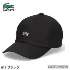 ❮美品☆❯LACOSTE キャップ レザーベルト 黒のサムネイル