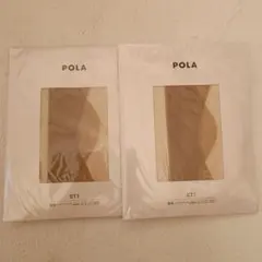 POLA ストッキング アーモンドナチュラル JJM-Lサイズ【2足】