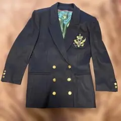 未使用に近いMcDavid ネイビー テーラードジャケット40 カシミヤ100%