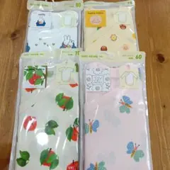 ベビー肌着セット ミッフィー柄など 60-80cm