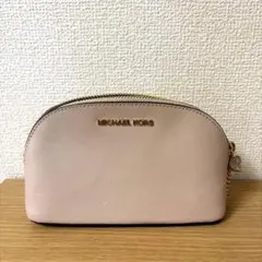 大幅値下げ中⭐︎美品　MICHAEL KORS ピンク ハートチェーン付きポーチ
