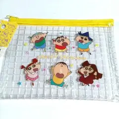 【新品未使用】クレヨンしんちゃん　メッシュケース　ポーチ