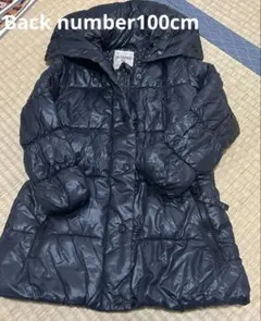 BACKNUMBER KIDS ブラック中綿コート 100cm