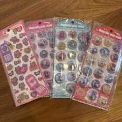 ハローキティ カプセルポップシール、平成はっぴーフォンセット