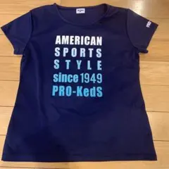 PRO-KEDS ストレッチTシャツ　ネイビー　Sサイズのサムネイル