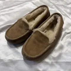 ✿UGG✿アグ アンスレー モカシン ムートン ブラウン 23cm - メルカリ