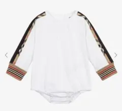 【新品未使用】BURBERRY バーバリー ベビーロンパース 長袖 ノバチェックのサムネイル