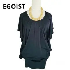EGOIST サイドフリル背中開きミニワンピース