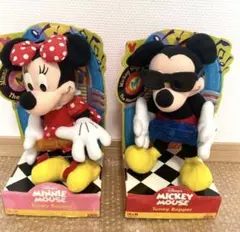 1999年製 ディズニー ミッキー＆ミニー Tuney Bopper ぬいぐるみ