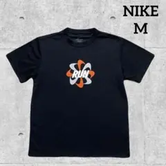 美品☆NIKE 風車ロゴ　ドライTシャツ　RUN 黒　M＊QE