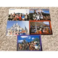 ディズニーランド 初期 実写 ポストカード 5枚