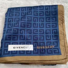 ♪ GIVENCHY ジバンシー　ジバンシイ　ハンカチ　ロゴ　総柄　2️⃣
