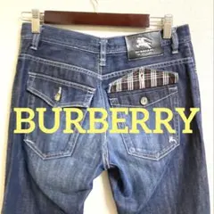 BURBERRY✨ BLACK LABEL ダークブルーデニム　76