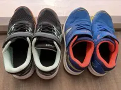 ASICS レーザービーム2足セット　21.5センチ、22センチ
