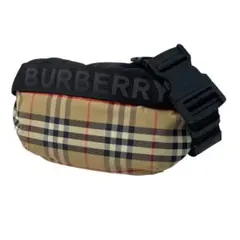 美品 Burberryノバチェック ボディバッグ 斜めがけ ユニセックス