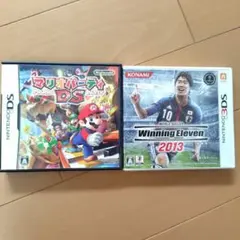 ​ 動作確認済 DS 3DS ゲームソフト2本 ウイイレ2013 マリオパーティ