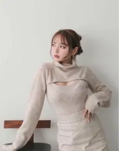 トップス andmary marie knit tops pink TOPS