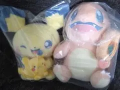 little daydream ピチュー ヒトカゲ ぬいぐるみ お正月ステッカー