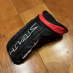 鈴*幸様 フェアウェイウッド用ヘッドカバー 黒/赤