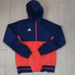 adidas ピステ・ウィンドブレーカー ネイビー/オレンジ