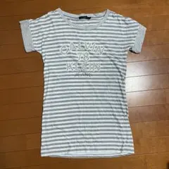 クリスマス値下げ　Calvin Klein ストライプ Tシャツ W