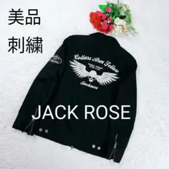 美品 JACK ROSE collarsコラボ ライトジャケット 3点刺繍 黒のサムネイル